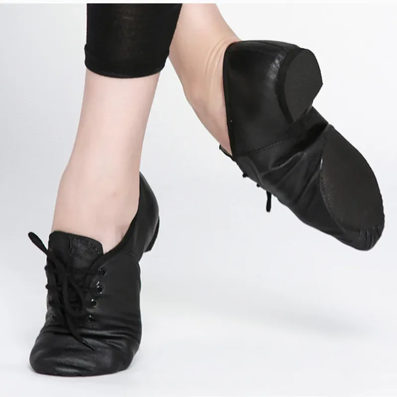 Women'S Xc Shoes - Hitam Tan Renda Geniune Kulit Babi