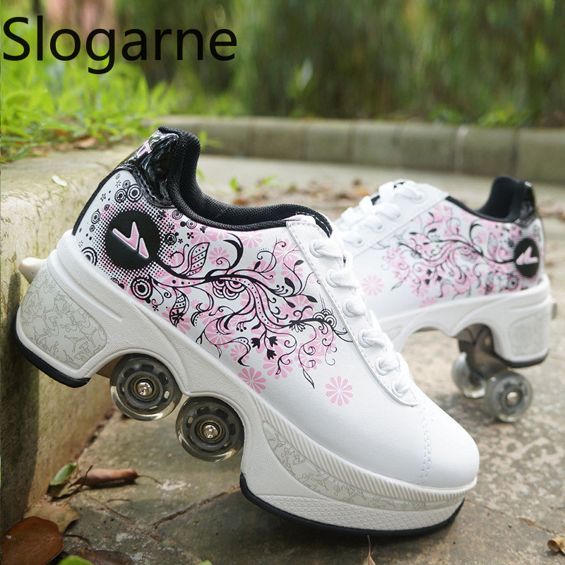 Women Shoes Size To Men - Sepatu Roda Deformasi 4 Roda Wanita,