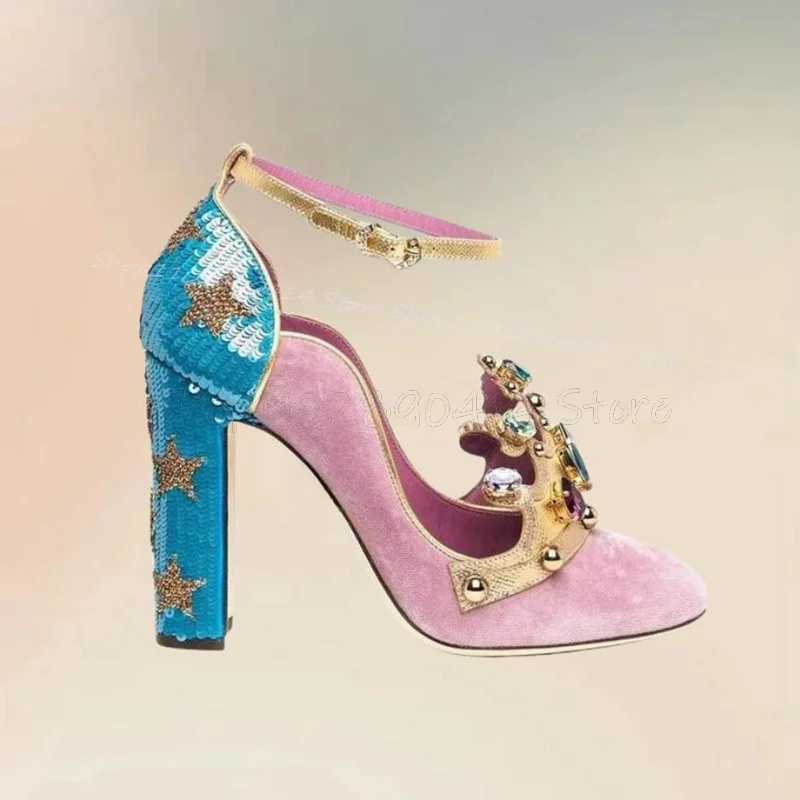 Court Heel Pointed - Sepatu Wanita Hak Tinggi Model Mahkota