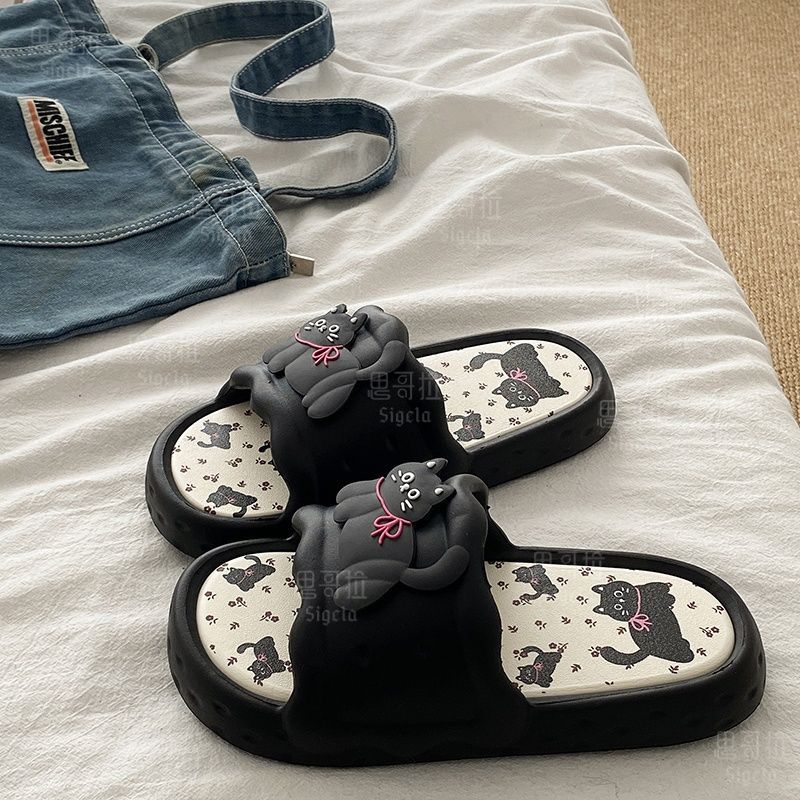 Women Shoes Size To Men - Sandal Wanita Beruang Lucu Motif Sandal