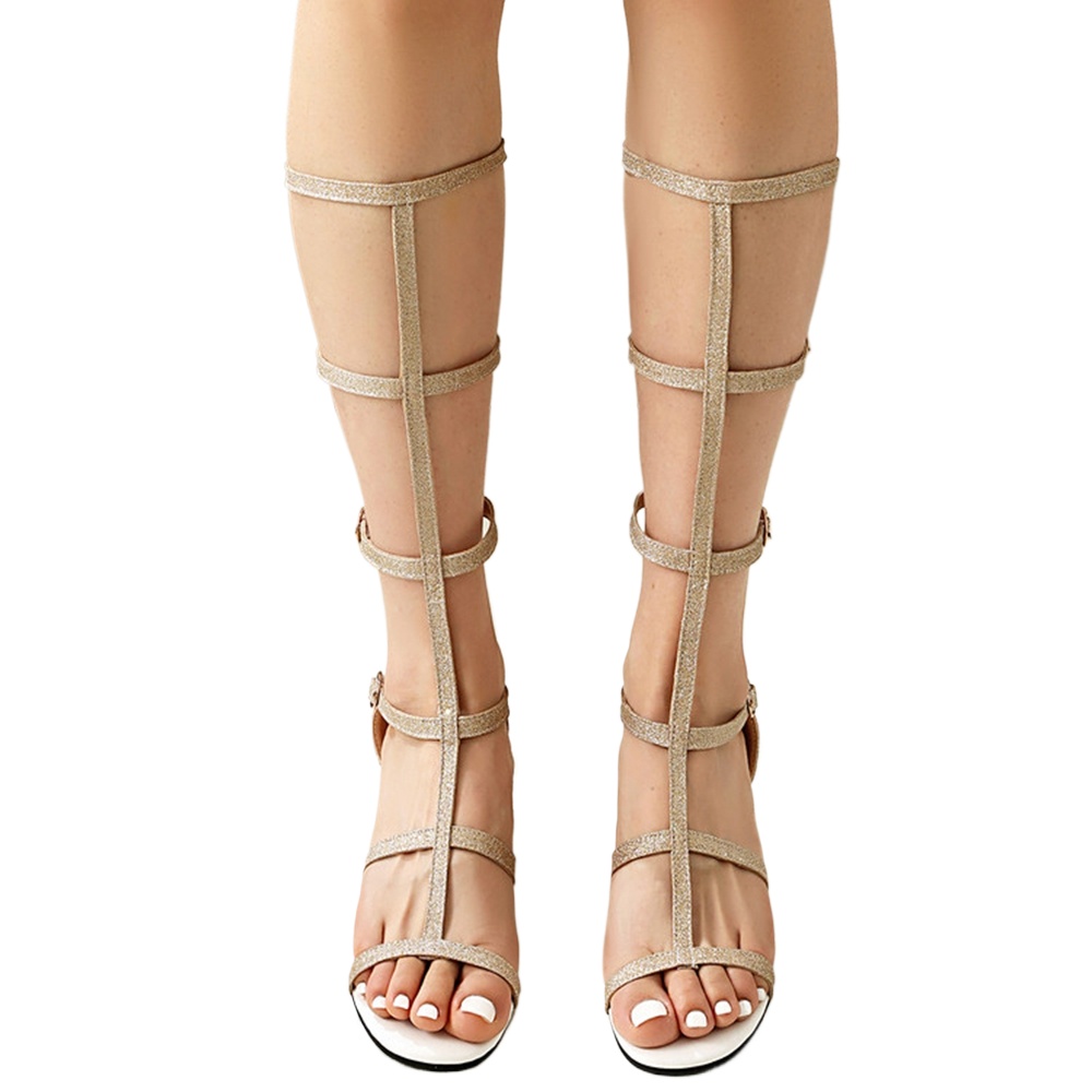 Women'S Shoes For Wide Feet - Sandal Gladiator Bertali Wanita Sandal High