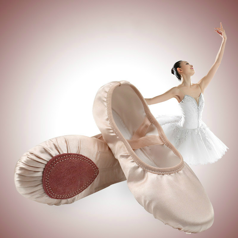 Women'S Xc Shoes - Sepatu Balet Anak-anak Satin Daging Putih
