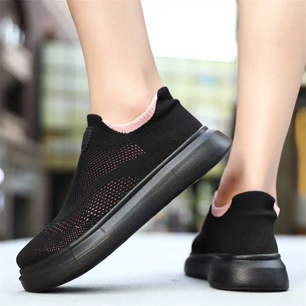 Women Shoes Made In Italy - Stoking Platform sepatu cokelat untuk wanita