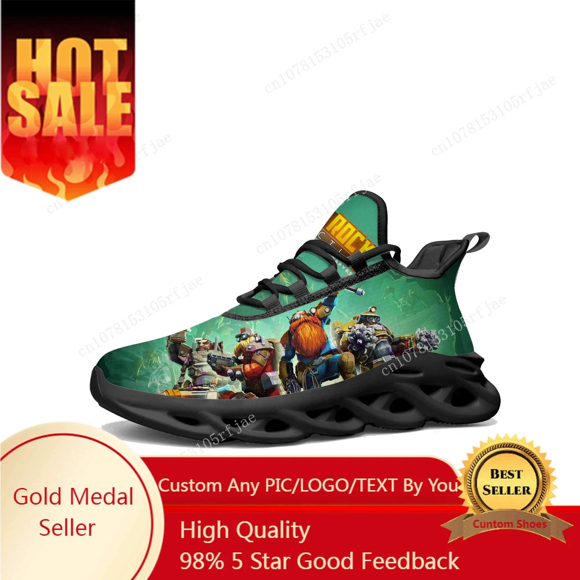 Women'S Shoes Running Sports - Sepatu Kets Deep Rock Galactic Flats