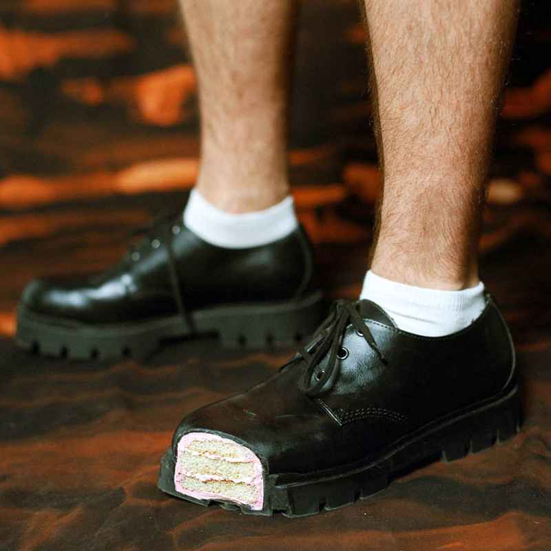 Women'S Shoes Loafers Black - Sepatu Derby Kulit Hitam Cake Thick