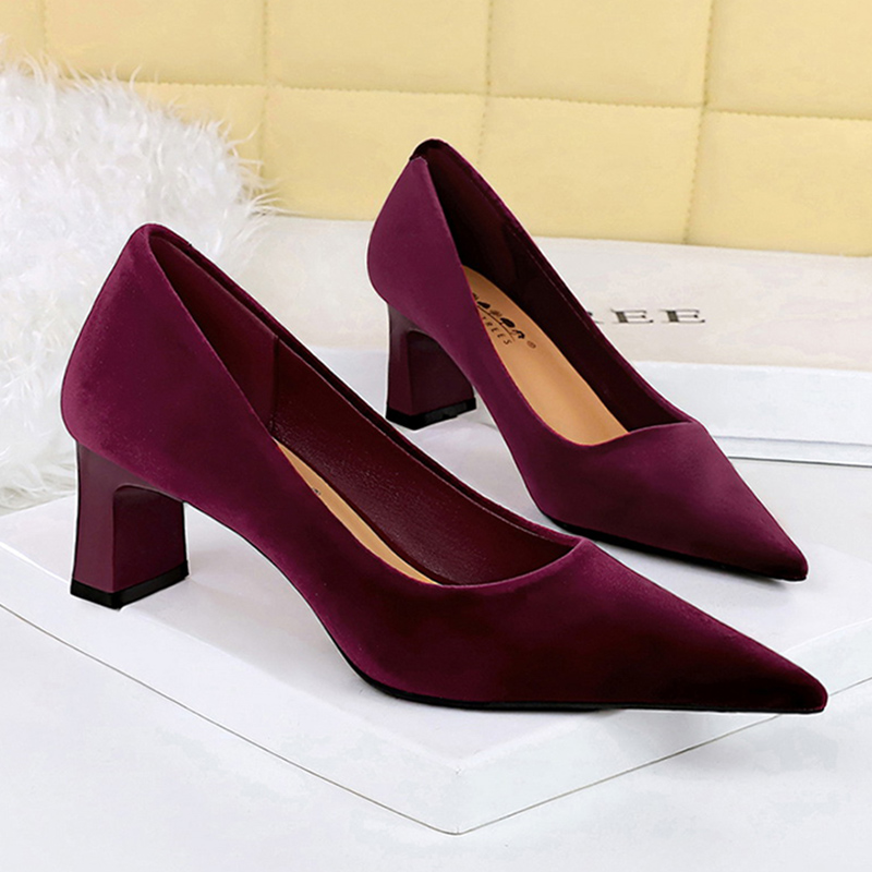 Sepatu Wanita New Glam Velvet  - Women'S Shoes Navy Blue ulasan dan harga