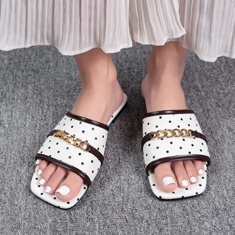 Sandal Selop Wanita Model Kota - Gold Chain Sandal ulasan dan harga