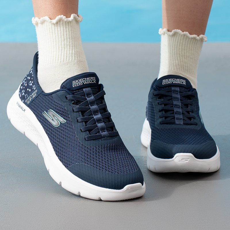 Skechers 125525-NVY Sepatu Sli - Women Shoes Skechers ulasan dan harga