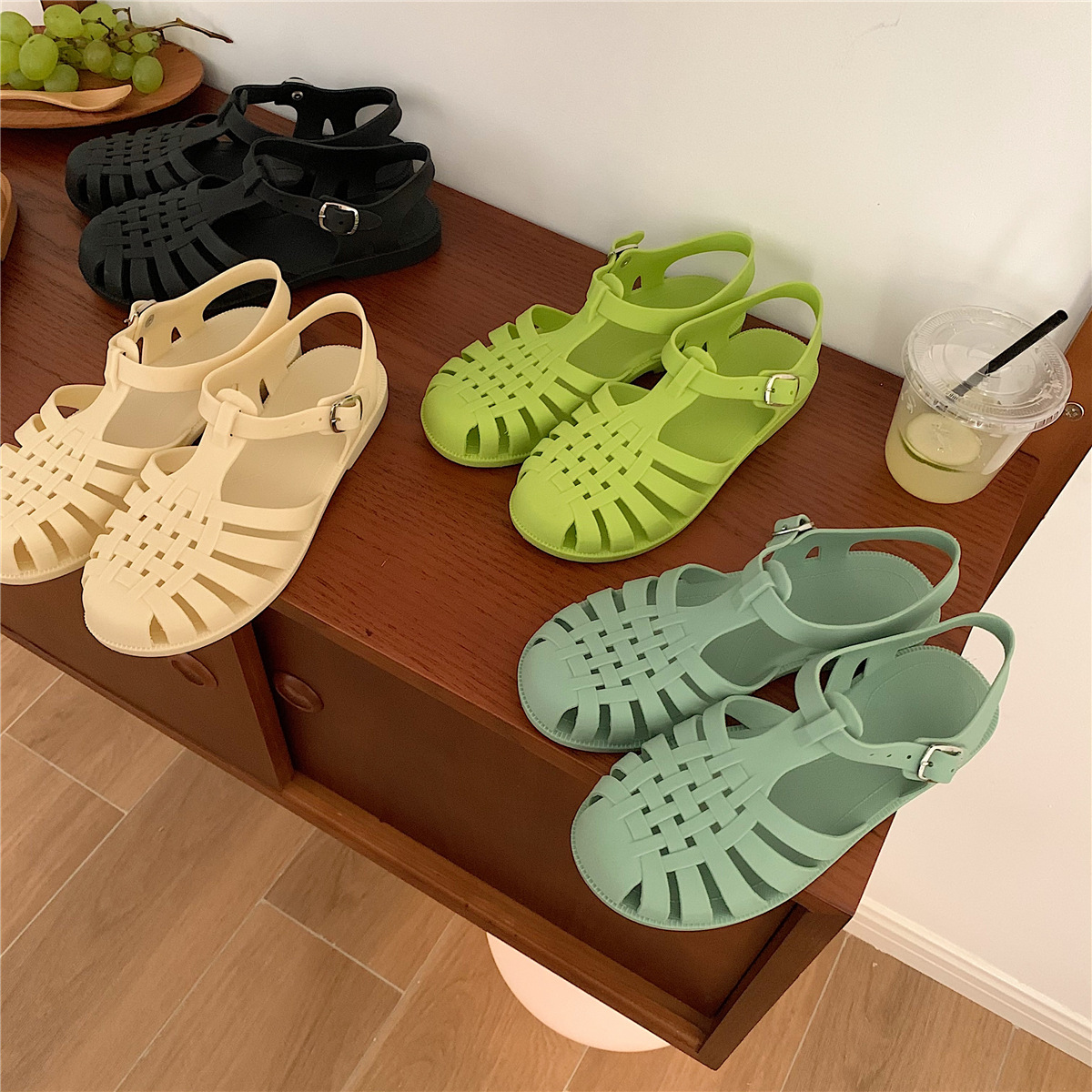 Sandal Wanita XIXITIAO Vintage - Jelly Sandal Women ulasan dan harga
