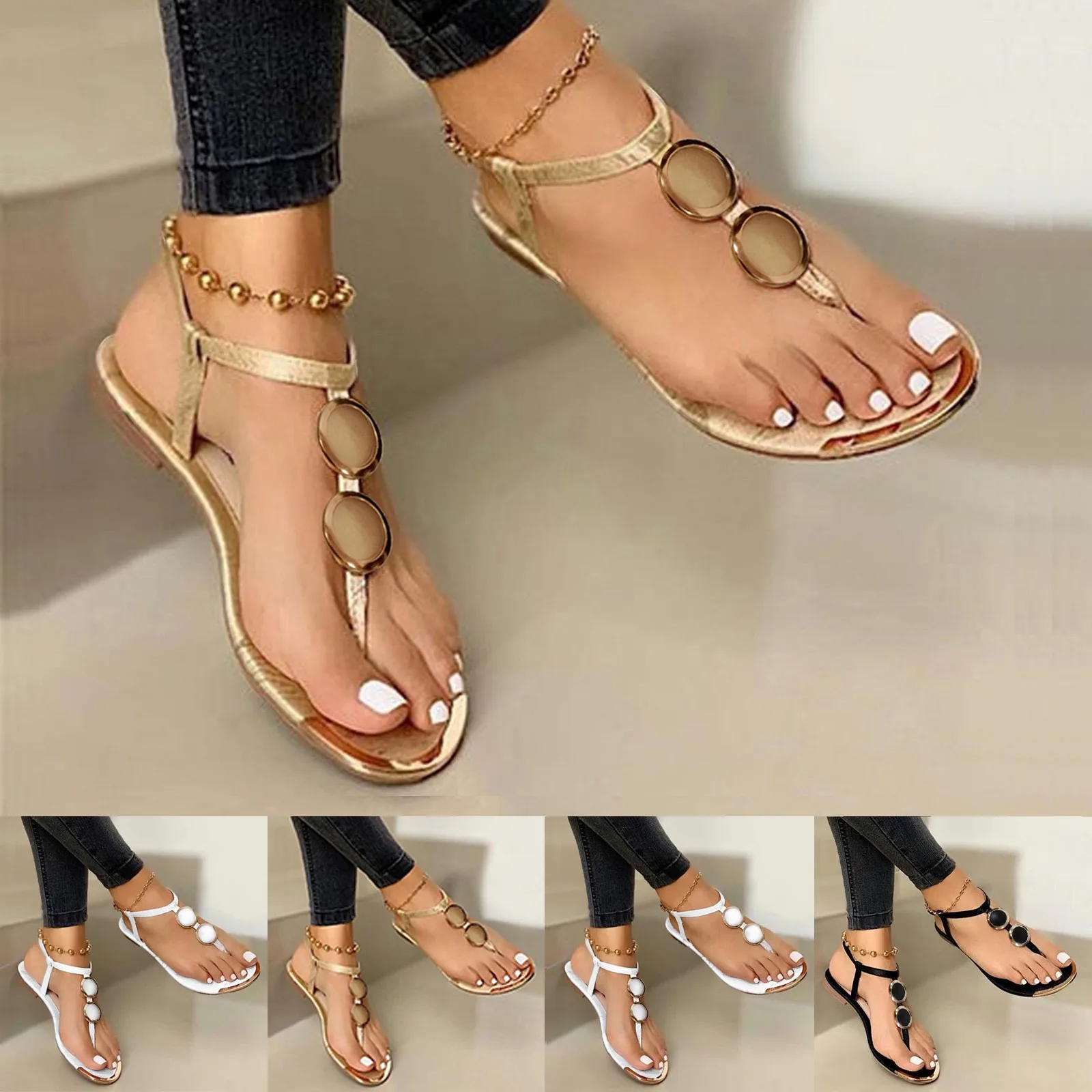 Sandal rantai emas, sandal jep - Gold Chain Sandal ulasan dan harga