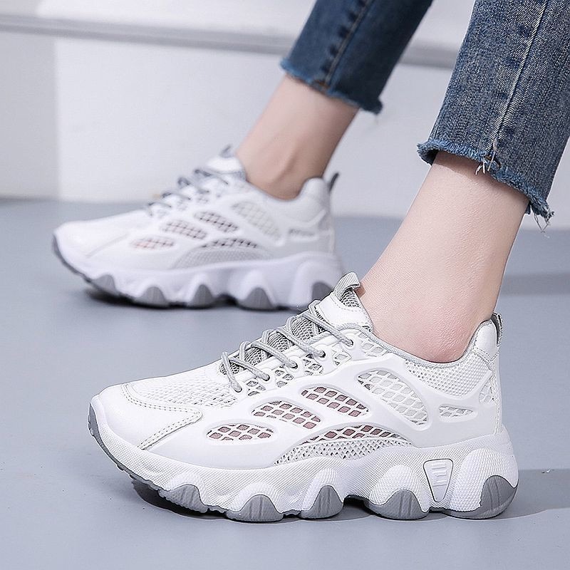 Sepatu kets tebal jaring bersi - Women'S Shoes Running Sports ulasan dan harga