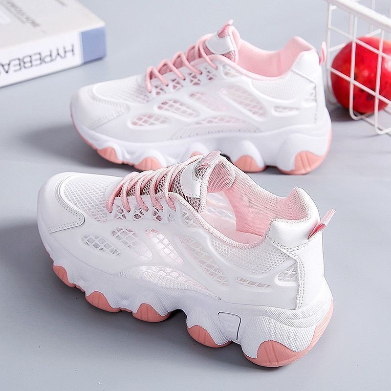 Sepatu kets tebal jaring bersi - Women'S Shoes Running Sports ulasan dan harga