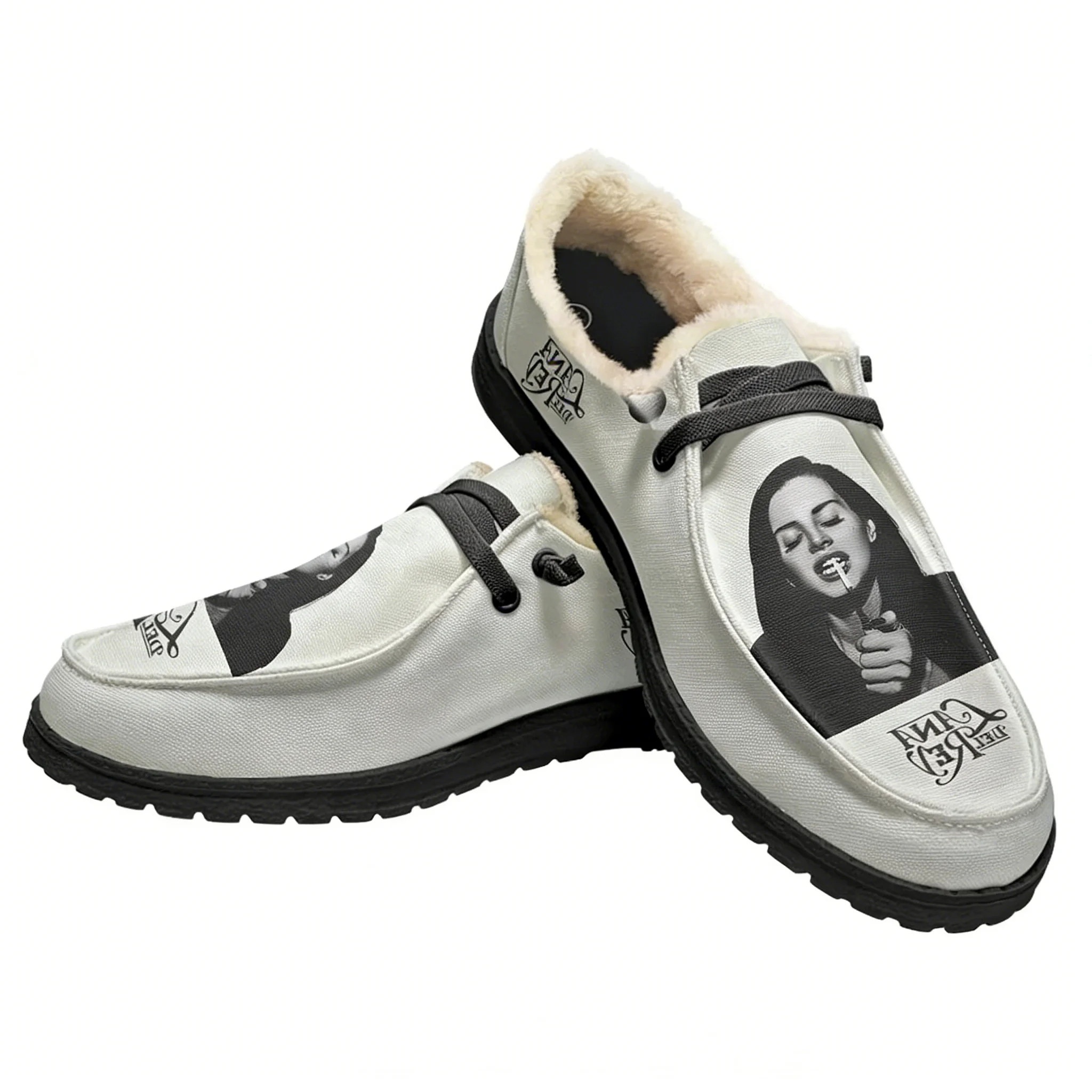 Sepatu Loafer Plush Lana Del R - Women'S Shoes Loafers Black ulasan dan harga