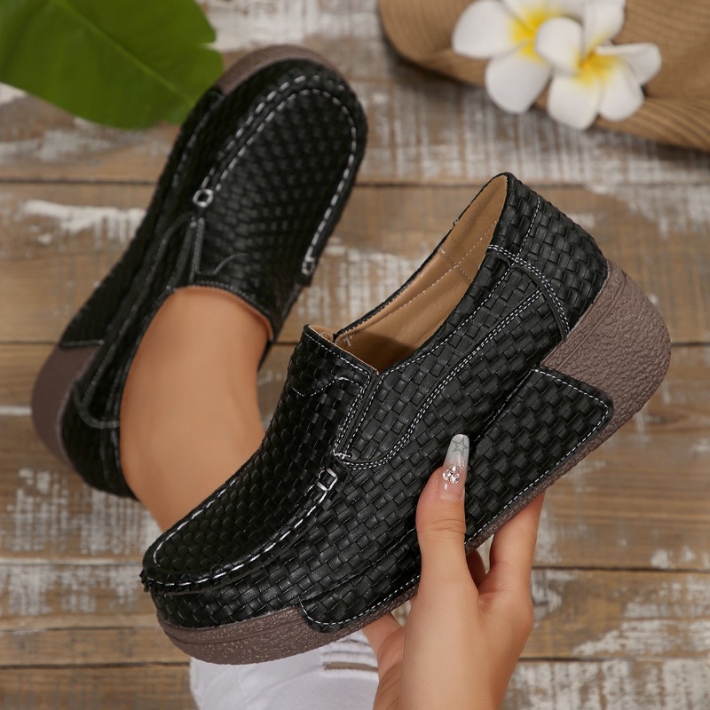 Sepatu Loafer Wanita Nyaman, S - Women'S Shoes Loafers Black ulasan dan harga