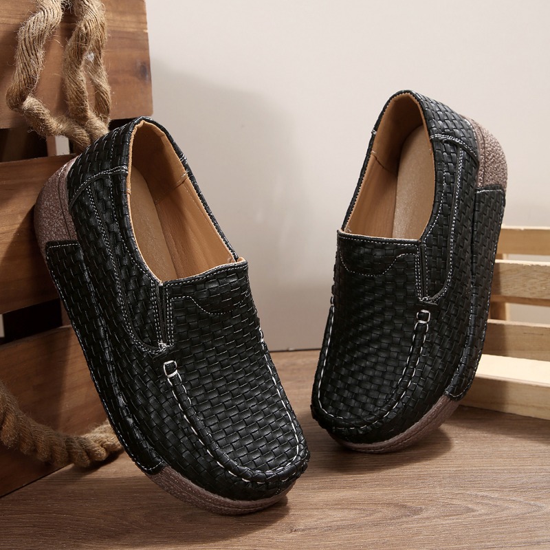 Sepatu Loafer Wanita Nyaman, S - Women'S Shoes Loafers Black ulasan dan harga
