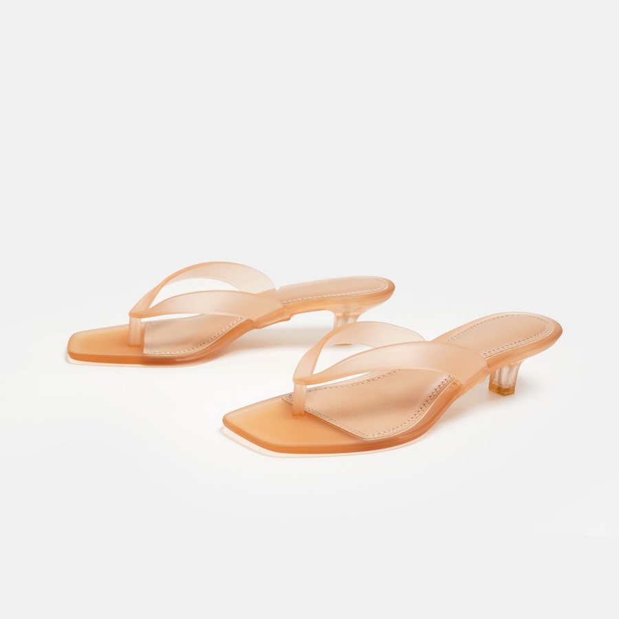 Sandal Thong PVC Hijau Zaitun  - Jelly Sandal Women ulasan dan harga