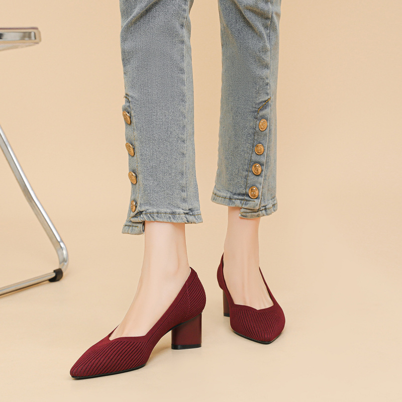 Sepatu Hak Tinggi Wanita Princ - Court Heel Pointed ulasan dan harga