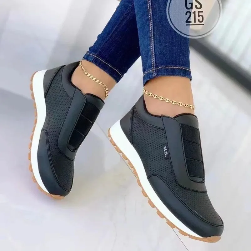 Sepatu Slip On Kasual Wanita S - Women'S Shoes Navy Blue ulasan dan harga