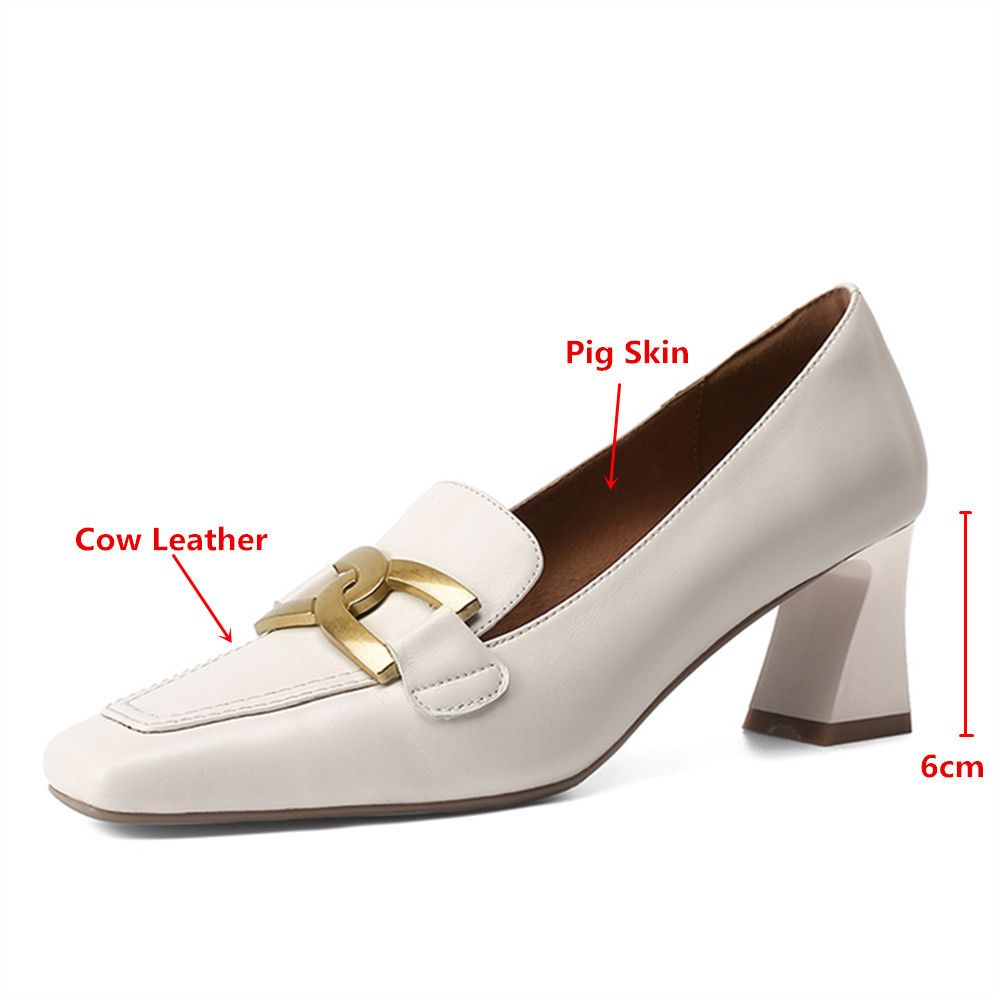 Sepatu Loafer Kulit Asli Baru  - Women'S Shoes Loafers Black ulasan dan harga