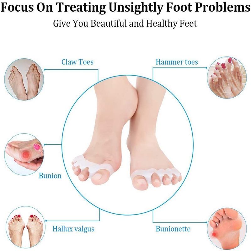 1 Pasang Bantalan Pemisah Jari - Women'S Shoes With Bunions ulasan dan harga