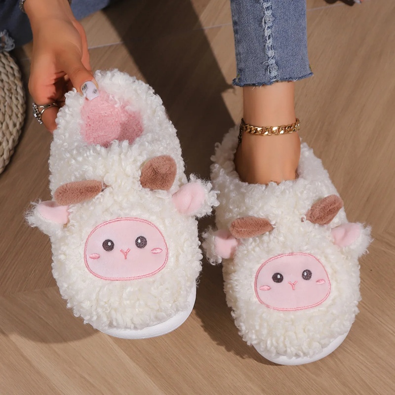 Sandal Rumah Bulu Domba Lucu M - Women Shoes Size To Men ulasan dan harga