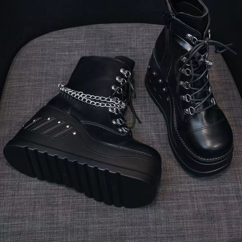 Sepatu Boots Wanita Model Goth - Women Shoes Ksa ulasan dan harga